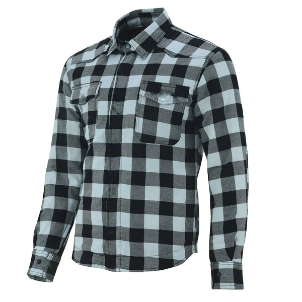 Nexo Flanel Rider Shirt - Black White