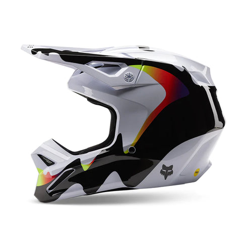 Fox V1 Kozmik Helmet - Black/White