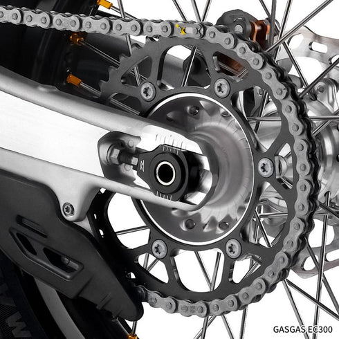 Zeta KTM/Husqvarna/GasGas Rear FC/TC/TX/FX (2023-2024) Rear Axle Blocks - Black