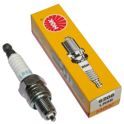 NGK Nickel Spark Plug - LR8B (6208; With Terminal Nut; Sold Individually) — Parts & Accessories (image 1 of 7)