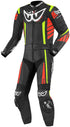 Berik 2.0 Zakura Two-Piece Motorcycle Leather Suit - Black/Yellow/Red