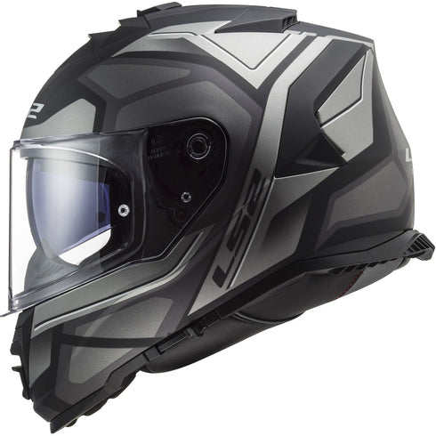 LS2 FF800 Storm II Faster Helmet - Titanium-06 Matt