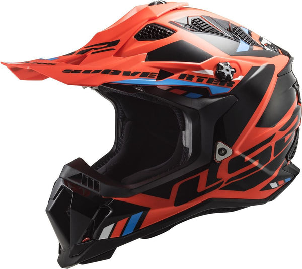 LS2 MX700 Evo Stomp Helmet - Fluo Orange/Black