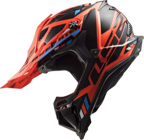 LS2 MX700 Evo Stomp Helmet - Fluo Orange/Black
