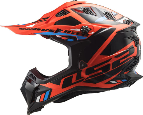 LS2 MX700 Evo Stomp Helmet - Fluo Orange/Black