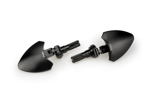Puig Bar End Fold Mirros - Black (Left)