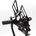 FXCNC Racing Kawasaki ZX6-R (2009) Footrest Rear Set - Black