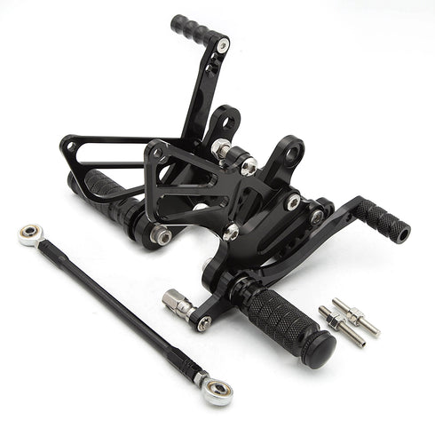 FXCNC Racing Kawasaki ZX6-R (2009) Footrest Rear Set - Black