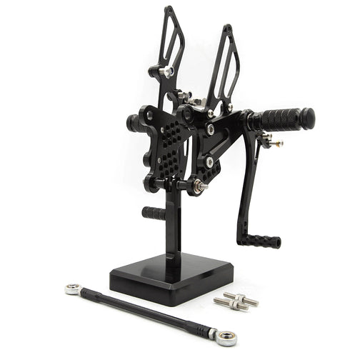 FXCNC Racing Kawasaki ZX6-R (2009) Footrest Rear Set - Black