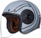 SMK Retro Jet Carretera Helmet - MA662 Grey Matt