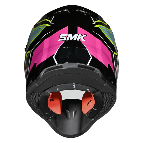 SMK Allterra Maverix Helmet - GL259 (Black/Blue/Pink)