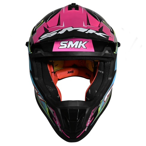 SMK Allterra Maverix Helmet - GL259 (Black/Blue/Pink)