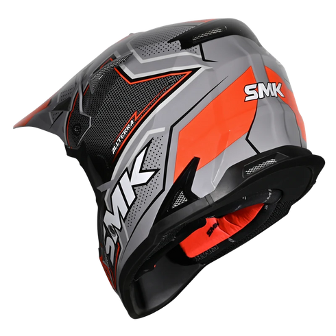 SMK Allterra Maverix Helmet - GL627 (Grey/Fluo Orange)