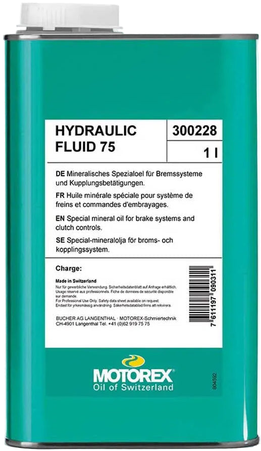 Motorex Hydraulic Fluid 75 Mineral Oil - 1L