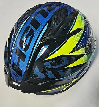 MT Helmets Stinger 2 Rush Helmet - B13 (Blue/Green)