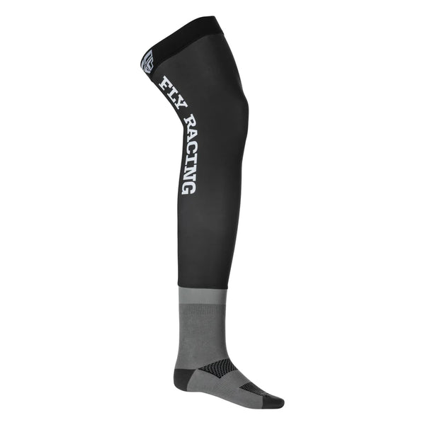 Fly Racing Knee Brace Socks - Black/Grey/White