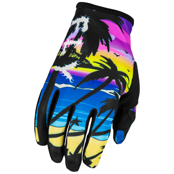 Fly 2024 Malibu Gloves - Pink/Blue/Sand