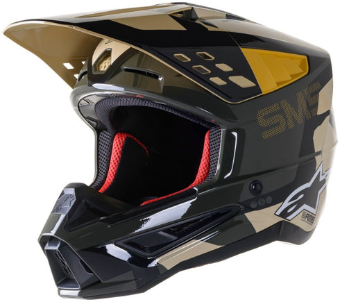 Alpinestars Supertech M5 Rover Helmet - Sand/Tangerine/Camo