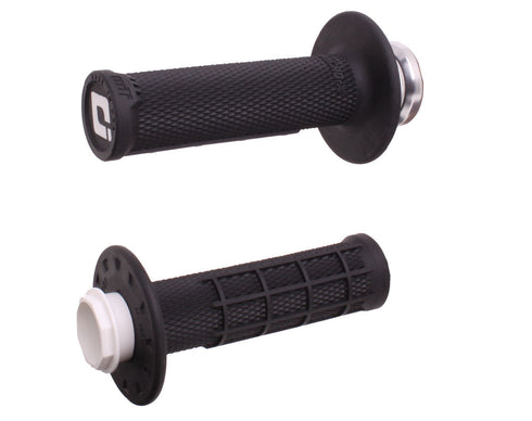 ODI Micro-X Half-Waffle V2 Lock-On Grip Set - Black