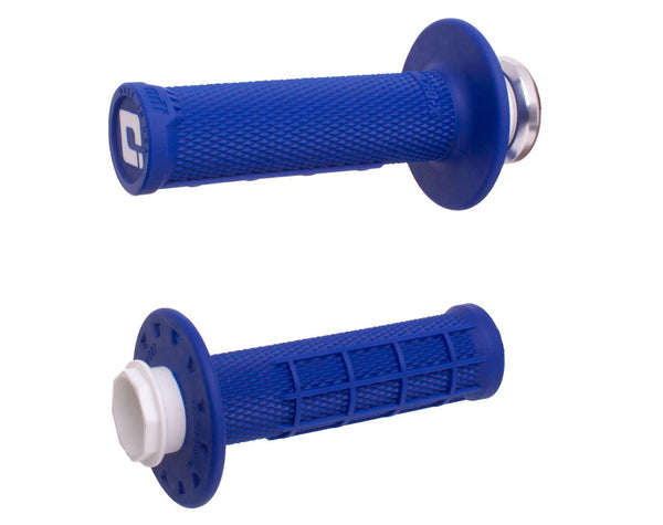ODI Micro-X Half-Waffle V2 Lock-On Grip Set - Blue