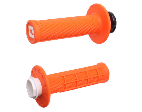 ODI Micro-X Half-Waffle V2 Lock-On Grip Set - Orange