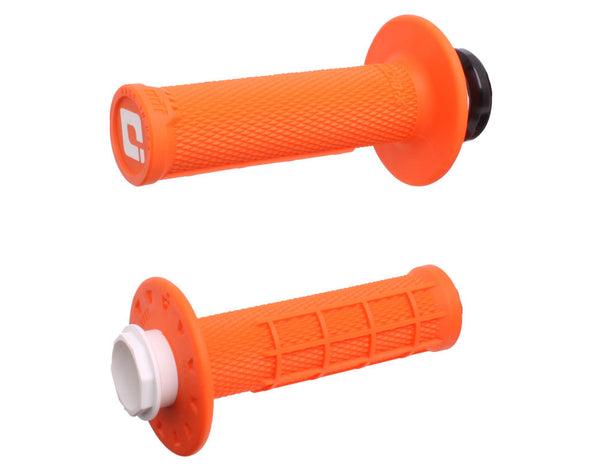ODI Micro-X Half-Waffle V2 Lock-On Grip Set - Orange