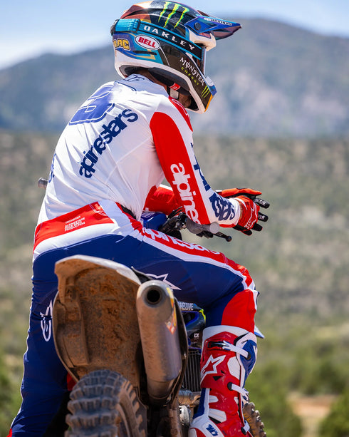 Alpinestars Limited Edition Fortitude Tech 10 Boots - Bright Red/White/Blue