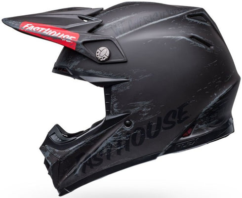 Bell Moto-9S Flex Fasthouse Mojave Helmet - Black/Grey Matt