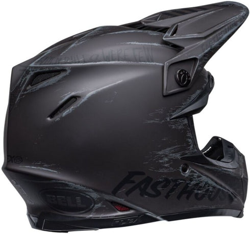 Bell Moto-9S Flex Fasthouse Mojave Helmet - Black/Grey Matt