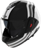 Nolan N120-1 Lineo Modular Flip-Back Helmet - 348 (Black/White/Silver) — Motorcycle Helmets (image 1 of 7)