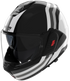 Nolan N120-1 Lineo Modular Flip-Back Helmet - 348 (Black/White/Silver) — Motorcycle Helmets (image 1 of 7)