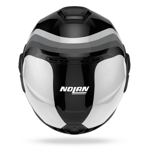 Nolan N120-1 Lineo Helmet - 348 Black/White/Silver