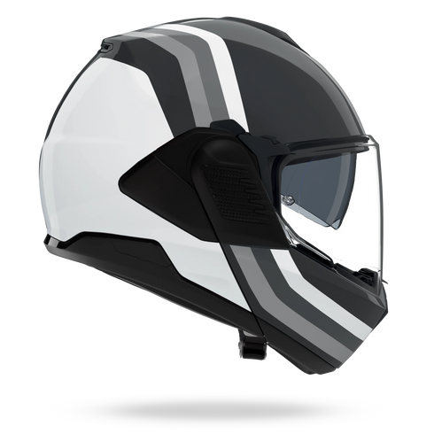 Nolan N120-1 Lineo Helmet - 348 Black/White/Silver