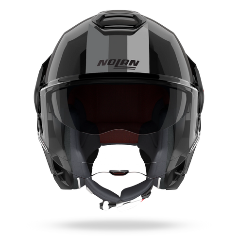Nolan N120-1 Lineo Helmet - 348 Black/White/Silver
