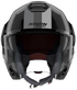 Nolan N120-1 Lineo Modular Flip-Back Helmet - 348 (Black/White/Silver) — Motorcycle Helmets (image 7 of 7)