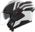 Nolan N120-1 Lineo Modular Flip-Back Helmet - 348 (Black/White/Silver) — Motorcycle Helmets (image 3 of 7)