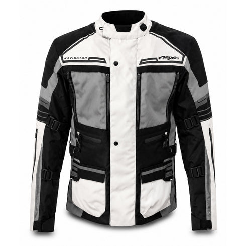 Nexo Navigator Adventure Jacket - Ice Grey/Black