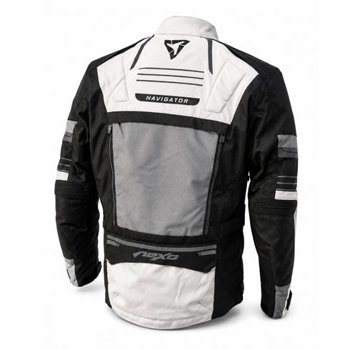 Nexo Navigator Adventure Jacket - Ice Grey/Black