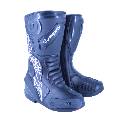 Nexo Youth Kiddies RP PRO Road Boots - Black/White