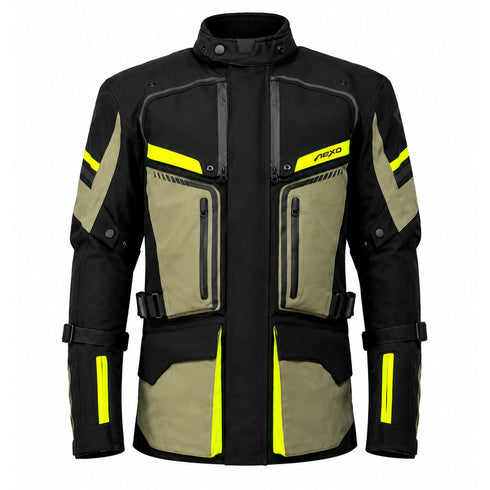 Nexo TJ2019 Touring Jacket - Olive — Motorcycle Gear (image 1 of 4)