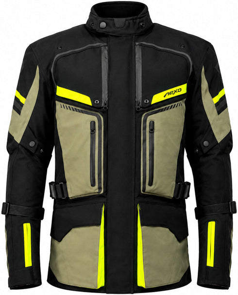 Nexo TJ2019 Touring Jacket - Olive — Motorcycle Gear (image 1 of 4)