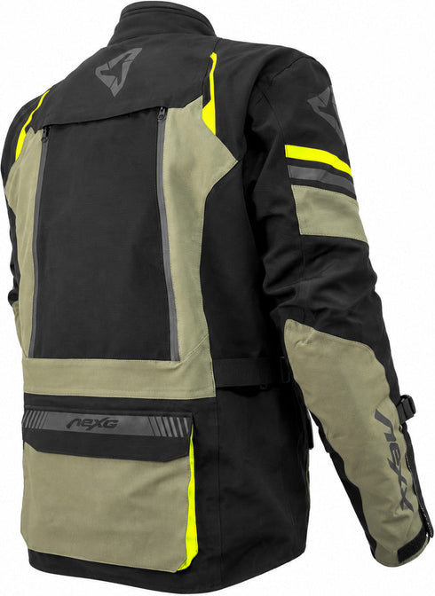 Nexo TJ2019 Touring Jacket - Olive — Motorcycle Gear (image 4 of 4)
