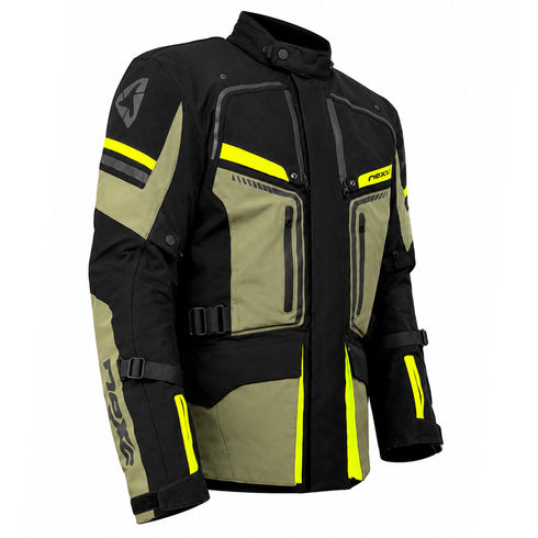 Nexo TJ2019 Touring Jacket - Olive — Motorcycle Gear (image 2 of 4)