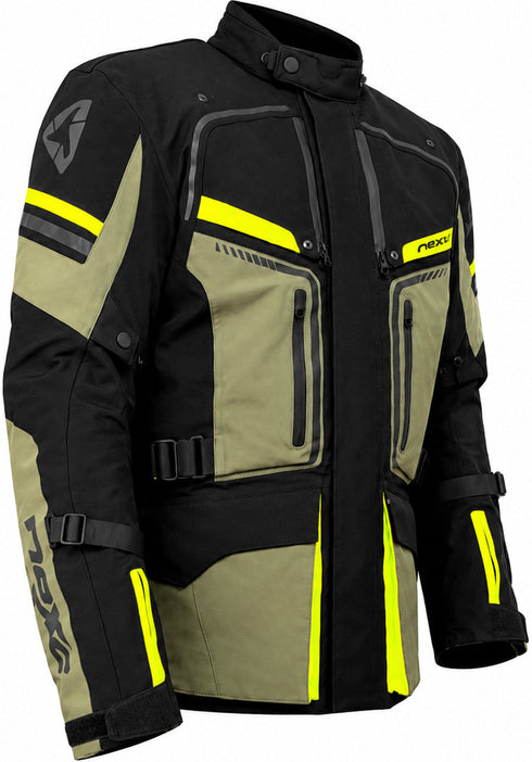 Nexo TJ2019 Touring Jacket - Olive — Motorcycle Gear (image 2 of 4)