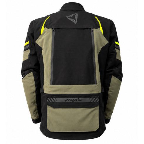 Nexo TJ2019 Touring Jacket - Olive — Motorcycle Gear (image 3 of 4)