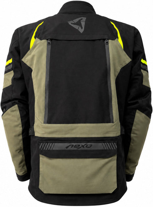 Nexo TJ2019 Touring Jacket - Olive — Motorcycle Gear (image 3 of 4)
