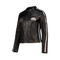 Nexo Ladies Cafe Racer Leather Jacket - Copper Wax