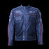 Nexo Cafe Racers Leather Jacket - Denim Wax