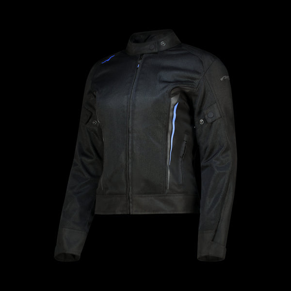 NEXO Ladies Milano Airflow Jacket - Black/Blue