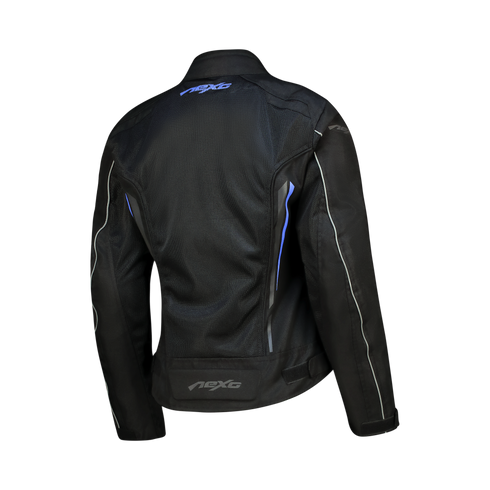 NEXO Ladies Milano Airflow Jacket - Black/Blue